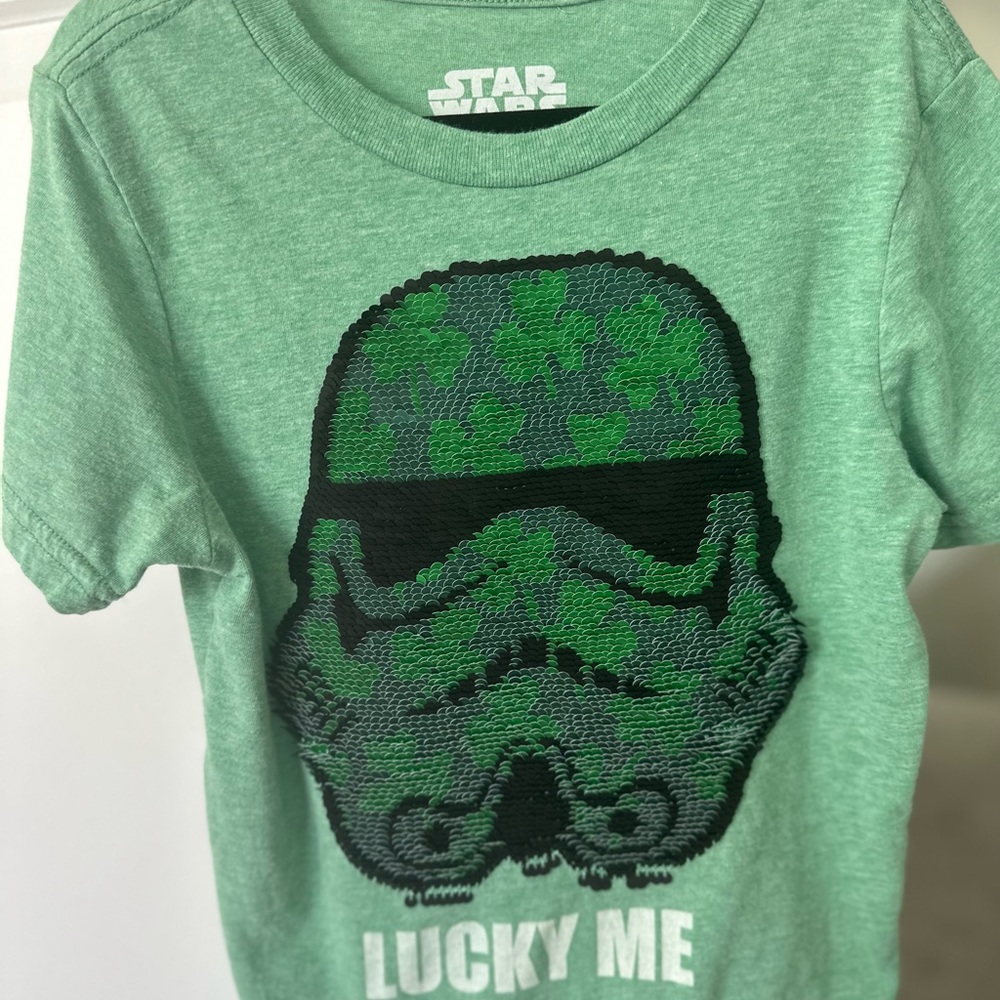 Star Wars youth XS stormtrooper color changing shirt